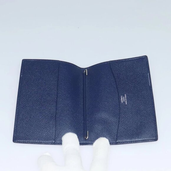 HERMES Day Planner Cover & Key Holder Leather 2Set Orange Brown Auth - Picture 8 of 8